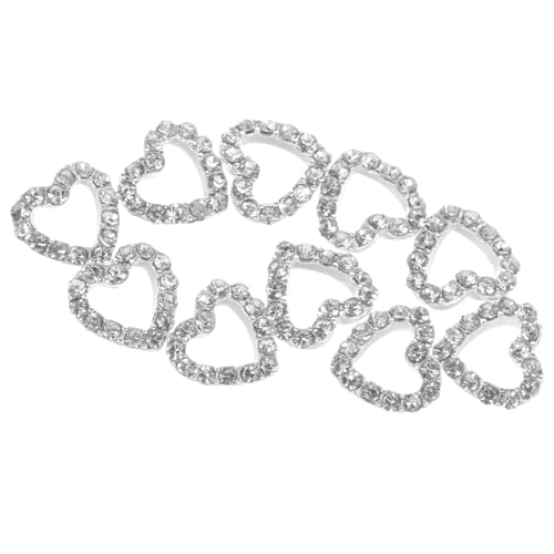 WRITWAA 10 Stück Teiliges Nagel Schmuck Herzförmige Nail Charms für Nageldekorationen Nailart Zubehör Damen DIY Nail Art Accessoires WRITWAA 10 Stück Teiliges Nagel Schmuck Herzförmige Nail Charms für Nageldekorationen Nailart Zubehör Damen DIY Nail Art Accessoires von WRITWAA