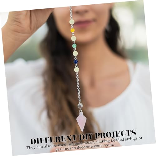 WRITWAA 100 Stück Glasperlen Leuchtend Bunte Schmuckperlen zum Auffädeln für Armbänder Halsketten DIY Basteln mit Großem Loch Strahlende Schmucksteine für Kreative Handarbeit WRITWAA 100 Stück Glasperlen Leuchtend Bunte Schmuckperlen zum Auffädeln für Armbänder Halsketten DIY Basteln mit Großem Loch Strahlende Schmucksteine für Kreative Handarbeit von WRITWAA