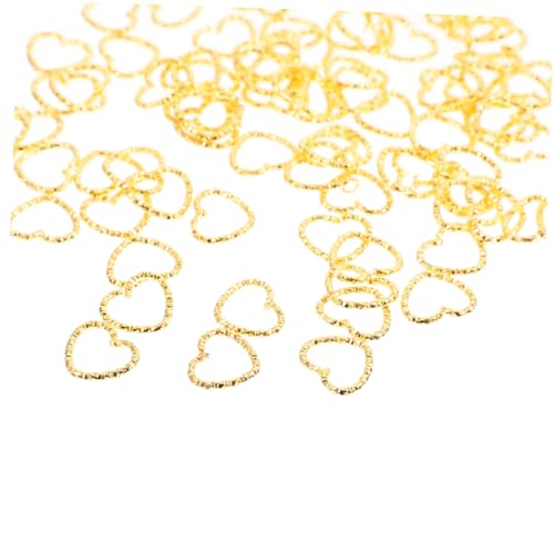 WRITWAA 100 Stück Herzform Schlüsselringe Gold DIY Schmuckherstellung Kleine Offene Ringe für Anhänger Bastelprojekte und Schlüsselanhänger Zubehör WRITWAA 100 Stück Herzform Schlüsselringe Gold DIY Schmuckherstellung Kleine Offene Ringe für Anhänger Bastelprojekte und Schlüsselanhänger Zubehör von WRITWAA