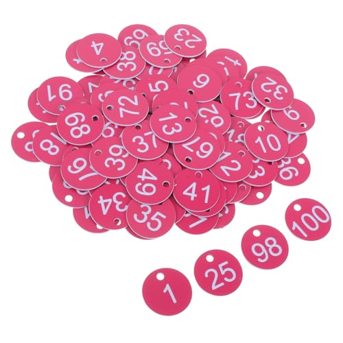 WRITWAA 100 Stück Kunststoff Nummernschilder für Sortierung und Kennzeichnung Klare Leicht Lesbare Zahlen für Supermärkte Bars und Gästezimmer Robuste Langlebige Etiketten mit Rundloch für WRITWAA 100 Stück Kunststoff Nummernschilder für Sortierung und Kennzeichnung Klare Leicht Lesbare Zahlen für Supermärkte Bars und Gästezimmer Robuste Langlebige Etiketten mit Rundloch für von WRITWAA