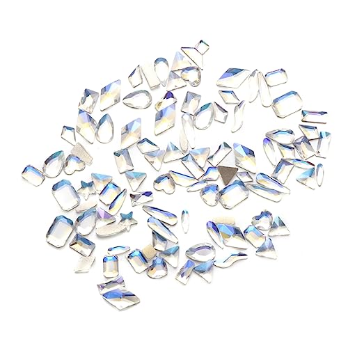 WRITWAA 100 Stück Maniküre Charm Set Nail Art Dekorationen mit Glitzersteinen Rhinestones und Diy Zubehör für Nageldesigns und Persönliche Gestaltungen WRITWAA 100 Stück Maniküre Charm Set Nail Art Dekorationen mit Glitzersteinen Rhinestones und Diy Zubehör für Nageldesigns und Persönliche Gestaltungen von WRITWAA