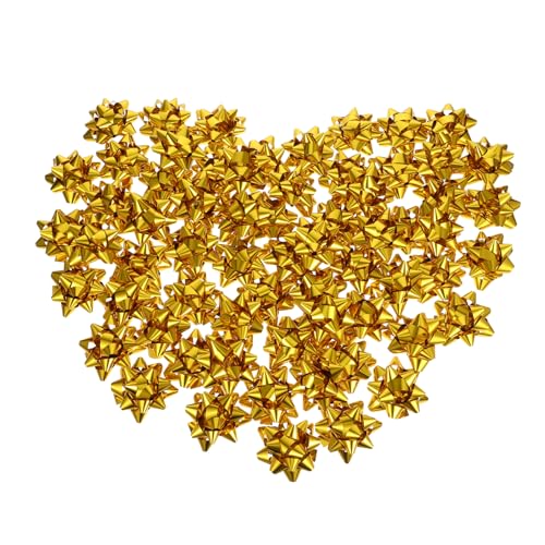 WRITWAA 100 Stück Metallic Sternband Gold Glänzende Konfetti Schleifen für Geschenkverpackung Party und Weihnachtsdekoration Farbenfrohe Curling Bänder für Festliche Feiern und WRITWAA 100 Stück Metallic Sternband Gold Glänzende Konfetti Schleifen für Geschenkverpackung Party und Weihnachtsdekoration Farbenfrohe Curling Bänder für Festliche Feiern und von WRITWAA