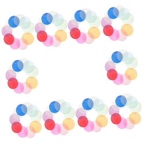 WRITWAA 100 Stück Natürliche Runde Muschelscheiben mit Glatter Oberfläche DIY Bastelmaterial für Schmuckherstellung Windspiel Dekorationszubehör Vielseitig für Handgefertigte von WRITWAA