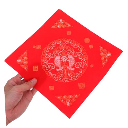 WRITWAA 100 Stück Neujahrs Paar Aus Rotem Papier Chinesisches Hängendes Couplet Dekoration Fu Zeichen Wandaufkleber Tür Couplet Chinesisches Neujahrs Kalligraphie WRITWAA 100 Stück Neujahrs Paar Aus Rotem Papier Chinesisches Hängendes Couplet Dekoration Fu Zeichen Wandaufkleber Tür Couplet Chinesisches Neujahrs Kalligraphie von WRITWAA