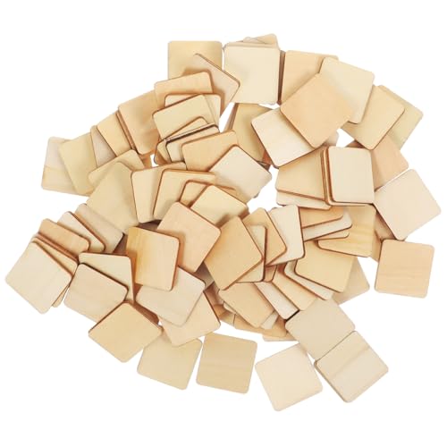 WRITWAA 100 Stück Quadratische Holzrohlinge Unvollendete Holzblöcke zum Basteln DIY Holzstücke für Erwachsene Natürliche Holzquadrate für Kreative Handwerksprojekte WRITWAA 100 Stück Quadratische Holzrohlinge Unvollendete Holzblöcke zum Basteln DIY Holzstücke für Erwachsene Natürliche Holzquadrate für Kreative Handwerksprojekte von WRITWAA