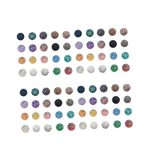 WRITWAA 100 Stück Schmuck Decked Accessoires strass selber machen Strass-Ohrringe Runde Perlen Harz runden Zufällige Farbe WRITWAA 100 Stück Schmuck Decked Accessoires strass selber machen Strass-Ohrringe Runde Perlen Harz runden Zufällige Farbe von WRITWAA