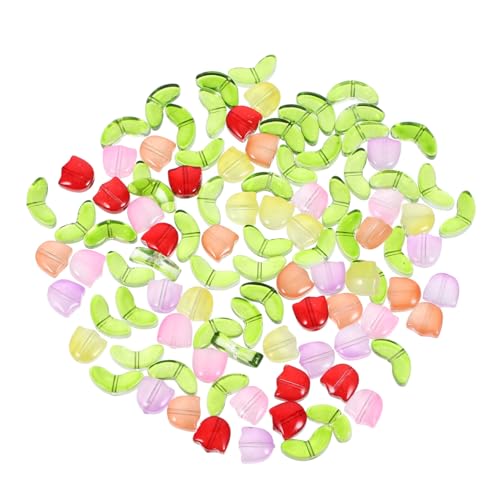 WRITWAA 100 Stück Teiliges Glasperlen Halbtransparent für DIY Schmuckherstellung Armbänder Halsketten Basteln Kleine Perlen Pastellfarben Handarbeitszubehör von WRITWAA
