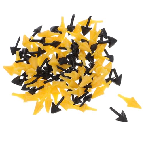 WRITWAA 100 Stück Teiliges Plastik Vogelschnäbel DIY Bastelzubehör für vielseitige Kunststoff Fake Küken Schnäbel für Dekoration und Spielzeuggestaltung von WRITWAA