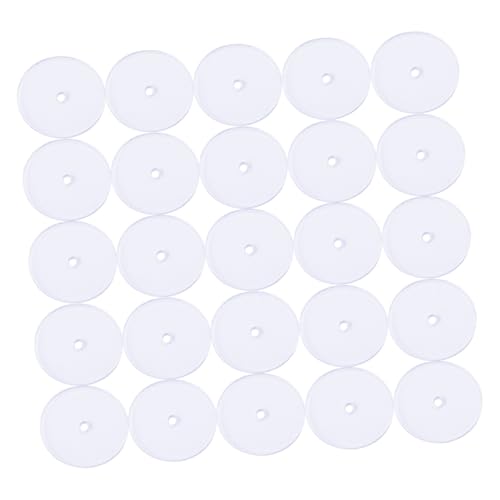 WRITWAA 100 Stück Transparente Ohrstecker Stopper aus Kunststoff Schmerzfreie Ohrpolster für Damen Praktische Ohrringrückseiten für Ohrstecker Hoops und Piercings Sicherer Halt und Hoher von WRITWAA