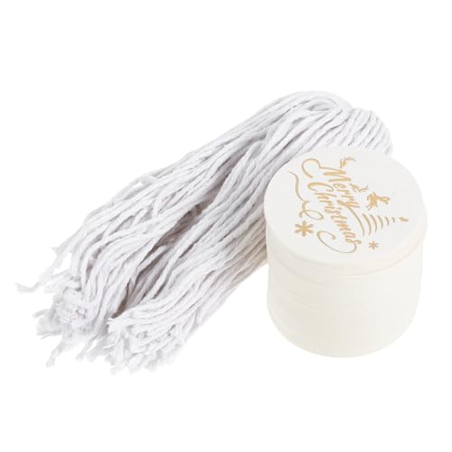 WRITWAA 100 Stück Weihnachts Geschenkanhänger aus Papier mit Baumwollschnur Edle Merry Christmas Motive Glatte Oberfläche Stabile Kartonqualität für Geschenkverpackung Diy Weihnachtsdeko von WRITWAA