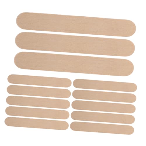 WRITWAA 1000 Stück Teiliges Holz Craft Sticks Glatte Natürliche Holzstäbchen zum Basteln DIY Schulbedarf Modellbau Cake Pops Pflanzenetiketten Kreative Kinderhandwerksprojekte von WRITWAA