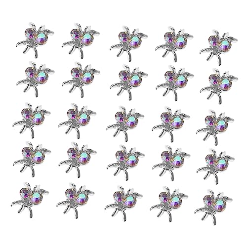 WRITWAA 100Stücke Spinnen Charms Maniküre Dekorationen Für Auffällige Nail Art Für DIY Maniküre Und Besondere Anlässe WRITWAA 100Stücke Spinnen Charms Maniküre Dekorationen Für Auffällige Nail Art Für DIY Maniküre Und Besondere Anlässe von WRITWAA