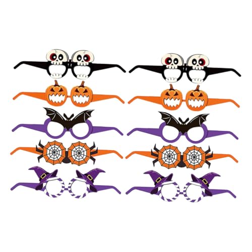 WRITWAA 10St Halloween-Brille Dekorationen Halloween- Tragbare Partybrille gefälscht halloween costume halloween kleidung schnapsgläser zarte Partybrille Festival-Accessoires Papier WRITWAA 10St Halloween-Brille Dekorationen Halloween- Tragbare Partybrille gefälscht halloween costume halloween kleidung schnapsgläser zarte Partybrille Festival-Accessoires Papier von WRITWAA