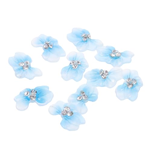 WRITWAA 10Stücke Nagelblumen Charms mit Strasssteinen Dekorative Nagelkunst Accessoires für DIY Nageldesign Nagelverzierung WRITWAA 10Stücke Nagelblumen Charms mit Strasssteinen Dekorative Nagelkunst Accessoires für DIY Nageldesign Nagelverzierung von WRITWAA