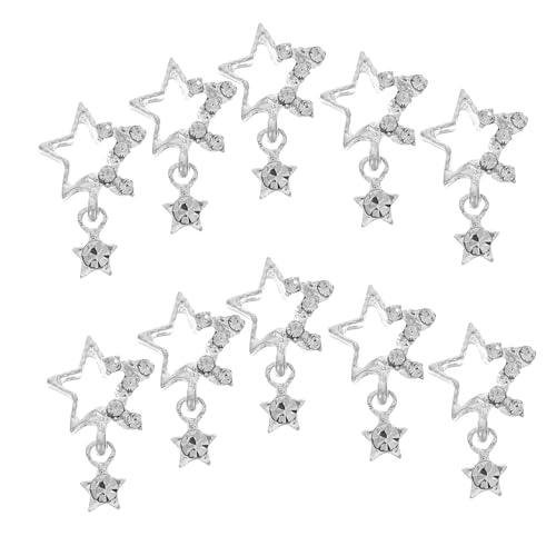 WRITWAA 10Stücke Nageledelsteine Für Nägel Luxus Strasssteine Nail Art Charms Anhänger Für Nageldesigns Nail Art Zubehör Für Funkelnde Maniküre von WRITWAA