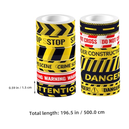 WRITWAA 12 Rollen Transparentes DIY Washi Tape mit Warnsprüchen Selbstklebendes Scrapbook Tape Leicht Abreißbar Klebt Stark ohne Rückstände Vielseitig für Planer Tagebücher Karten und WRITWAA 12 Rollen Transparentes DIY Washi Tape mit Warnsprüchen Selbstklebendes Scrapbook Tape Leicht Abreißbar Klebt Stark ohne Rückstände Vielseitig für Planer Tagebücher Karten und von WRITWAA