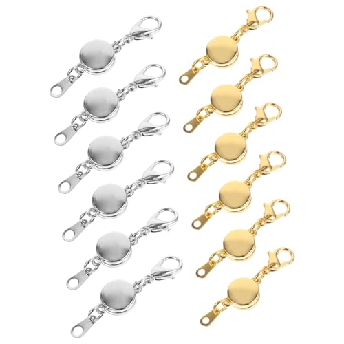 WRITWAA 12 Stück Teiliges Magnetische Schmuckverschlüsse aus Langlebiger Legierung Glänzende Ketten Armbandverschlüsse Installieren Geeignet für DIY Schmuckherstellung und Reparatur WRITWAA 12 Stück Teiliges Magnetische Schmuckverschlüsse aus Langlebiger Legierung Glänzende Ketten Armbandverschlüsse Installieren Geeignet für DIY Schmuckherstellung und Reparatur von WRITWAA