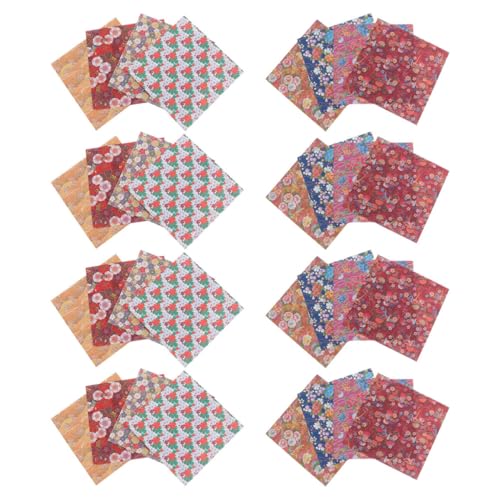 WRITWAA 120 Blatt Doppelseitiges Origami Papier Bastelpapier mit Kreativen Mustern für DIY Handwerk Faltpapier Quadratisch für Schule Kindergarten und Zuhause von WRITWAA