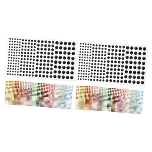 WRITWAA 2 Sätze Diamantaufkleber Basteln Reize Gesichtsdiamanten Kleben Klebstoff Unikal Wundrrschön Bastel-strasssteine zum Aufkleben Gesichtsschmuck Zum Schminken Acryl 12 Blätter * 2 WRITWAA 2 Sätze Diamantaufkleber Basteln Reize Gesichtsdiamanten Kleben Klebstoff Unikal Wundrrschön Bastel-strasssteine zum Aufkleben Gesichtsschmuck Zum Schminken Acryl 12 Blätter * 2 von WRITWAA