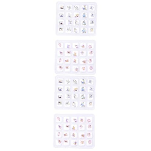 WRITWAA 2 Sätze Spezielles Diamant -set Bausätze Zubehör Für Maniküre Polieren Nageldekoration Kunst Strasssteine für Diy Nägel Handwerk Nagel-strass-anhänger Plastik Bunt 40 Stück * 2 WRITWAA 2 Sätze Spezielles Diamant -set Bausätze Zubehör Für Maniküre Polieren Nageldekoration Kunst Strasssteine für Diy Nägel Handwerk Nagel-strass-anhänger Plastik Bunt 40 Stück * 2 von WRITWAA