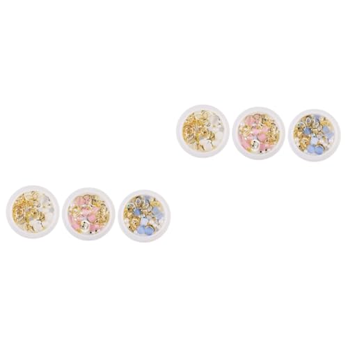 WRITWAA 2 Sätze Teiliges Dekorationsset Farben Opal Nagelaufkleber Für Besondere Anlässe Und Partys Einfach Anzuwenden Für Einzigartige Nagelkunst 3 Stück * 2 WRITWAA 2 Sätze Teiliges Dekorationsset Farben Opal Nagelaufkleber Für Besondere Anlässe Und Partys Einfach Anzuwenden Für Einzigartige Nagelkunst 3 Stück * 2 von WRITWAA