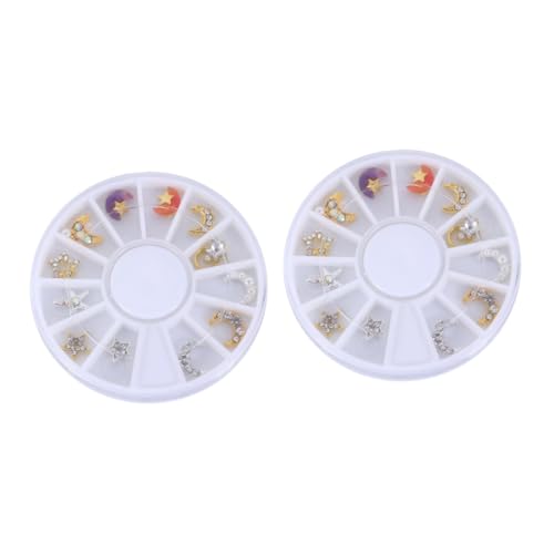 WRITWAA 2 Sätze Teiliges Nagelstrasssteine Für Dekorative Nail Art Aufkleber Mit Stilvollen Für Hochzeiten Partys Und Diy Nail Design 12 Stücke * 2 WRITWAA 2 Sätze Teiliges Nagelstrasssteine Für Dekorative Nail Art Aufkleber Mit Stilvollen Für Hochzeiten Partys Und Diy Nail Design 12 Stücke * 2 von WRITWAA