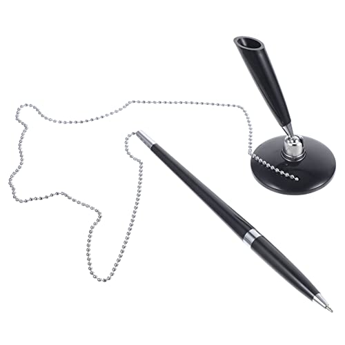 WRITWAA 2 Stück Ergonomische Kugelschreiber mit Kette aus Robustem Pp material Rutschfest und Leicht Nachfüllbar für Büro Hotel und Bank Komfortables Schreiben ohne Handermüdung WRITWAA 2 Stück Ergonomische Kugelschreiber mit Kette aus Robustem Pp material Rutschfest und Leicht Nachfüllbar für Büro Hotel und Bank Komfortables Schreiben ohne Handermüdung von WRITWAA