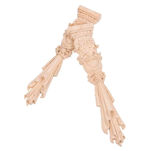WRITWAA 2 Stück Europäische Vintage Holzapplikationen Geschnitzte Holzornamente Wand Möbeldekoration für Türen Schränke und Kaminverkleidungen WRITWAA 2 Stück Europäische Vintage Holzapplikationen Geschnitzte Holzornamente Wand Möbeldekoration für Türen Schränke und Kaminverkleidungen von WRITWAA