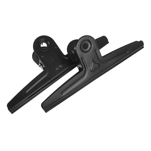 WRITWAA 2 Stück Extra Große Metall Binder Clips Starke Aktenordner Klemmbrett Clips für Büro und Zeichnungen Vielseitig für Papierorganisation und Dokumentenbindung von WRITWAA