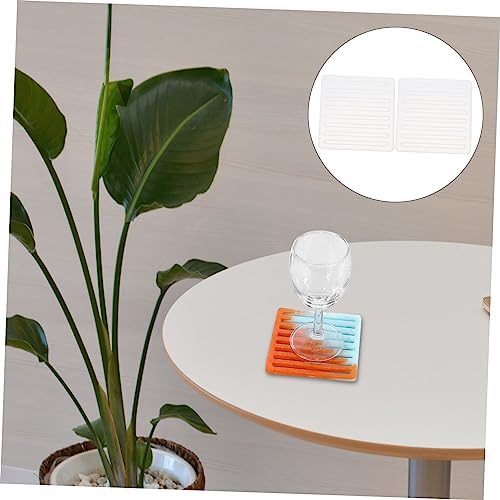 WRITWAA 2 Stück Silikon Untersetzer Form DIY Gießform für Epoxidharz Streifenmuster Quadratisch Leicht Entformbar Einfach zu Reinigen Kreativ für Bastelprojekte und Geschenkideen WRITWAA 2 Stück Silikon Untersetzer Form DIY Gießform für Epoxidharz Streifenmuster Quadratisch Leicht Entformbar Einfach zu Reinigen Kreativ für Bastelprojekte und Geschenkideen von WRITWAA