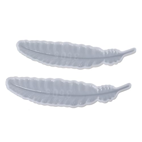 WRITWAA 2 Stück Teiliges Silikon Lesezeichen Gießform für DIY Schmuckherstellung Flexibel Langlebig Einfach zu Reinigen Geeignet für Epoxidharz Kreative Federform für Individuelle WRITWAA 2 Stück Teiliges Silikon Lesezeichen Gießform für DIY Schmuckherstellung Flexibel Langlebig Einfach zu Reinigen Geeignet für Epoxidharz Kreative Federform für Individuelle von WRITWAA