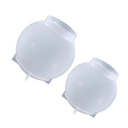 WRITWAA 2 Stück Teiliges Silikonform Kugel Resin Gießform für Kristall Harz Schmuck DIY Dekoration Langlebig Weich Leicht Entformbar WRITWAA 2 Stück Teiliges Silikonform Kugel Resin Gießform für Kristall Harz Schmuck DIY Dekoration Langlebig Weich Leicht Entformbar von WRITWAA