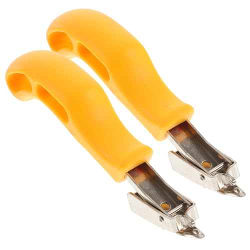 WRITWAA 2 Stück Teiliges Stapelentferner Schwerlast Möbelstoff tacker Entferner Ergonomischer Griff Rutschfest für Polster Teppiche Bilderrahmen und Möbel Praktisches Heimwerker Werkzeug von WRITWAA
