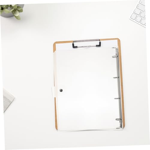 WRITWAA 2 Stück Transparente Binder Hüllen Schnellhefter mit Druckknopf Strapazierfähige Kunststoff Umschläge Notizbuch Schutzhüllen für Schule Büro Ästhetische Organizer Zubehör von WRITWAA