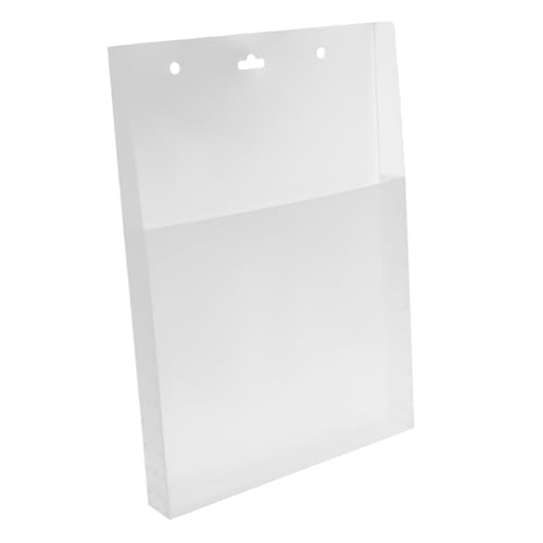 WRITWAA 2 Stück Wandhängender Dokumentenhalter Großer Aufbewahrungsbeutel für Büro und Schule Platzsparender Leichter Wandorganizer aus Strapazierfähigem Material Einfach zu Montieren von WRITWAA