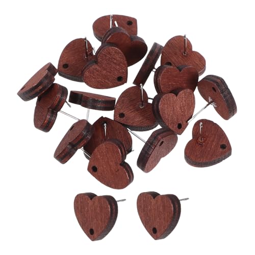 WRITWAA 20 Stück Diy-ohrstecker: Herzförmige Holzausschnitte – Blanko-ohrstecker in Herzform Aus Unbehandeltem Holz – Zubehör Zur Herstellung Von Diy-ohrsteckern WRITWAA 20 Stück Diy-ohrstecker: Herzförmige Holzausschnitte – Blanko-ohrstecker in Herzform Aus Unbehandeltem Holz – Zubehör Zur Herstellung Von Diy-ohrsteckern von WRITWAA