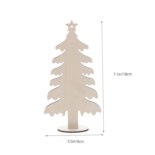 WRITWAA 20 Stück Teiliges Holz-weihnachtsbaum Dekorationen Unfertige Holzanhänger mit Aufhängeband und Sockel DIY Bemalbare Holzbaumformen für Festliche Weihnachtsbasteleien und Tischdeko WRITWAA 20 Stück Teiliges Holz-weihnachtsbaum Dekorationen Unfertige Holzanhänger mit Aufhängeband und Sockel DIY Bemalbare Holzbaumformen für Festliche Weihnachtsbasteleien und Tischdeko von WRITWAA