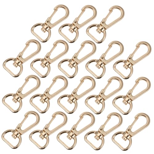 WRITWAA 20 Stück Teiliges Langlebige Legierungs karabinerhaken Robust Vielseitig Einsetzbar als Schlüsselanhänger und Taschenhalterung für DIY Zubehör und Gepäckaccessoires in Gold WRITWAA 20 Stück Teiliges Langlebige Legierungs karabinerhaken Robust Vielseitig Einsetzbar als Schlüsselanhänger und Taschenhalterung für DIY Zubehör und Gepäckaccessoires in Gold von WRITWAA
