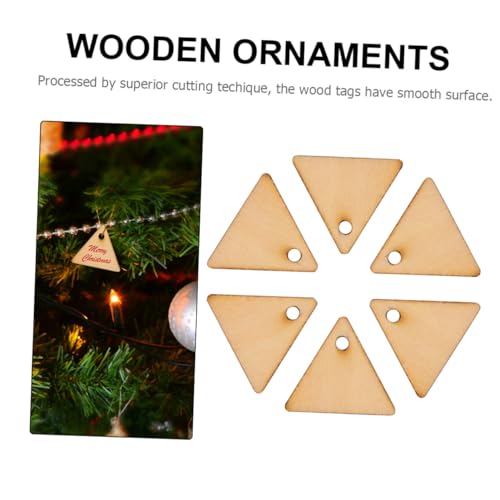 WRITWAA 200 Stück Dreieckige Holzanhänger Lindenholz mit Loch Unbearbeitete DIY Holzstücke zum Basteln Natürliche Holzdekoration für Kinderhandwerk und Festtagsgestaltung WRITWAA 200 Stück Dreieckige Holzanhänger Lindenholz mit Loch Unbearbeitete DIY Holzstücke zum Basteln Natürliche Holzdekoration für Kinderhandwerk und Festtagsgestaltung von WRITWAA