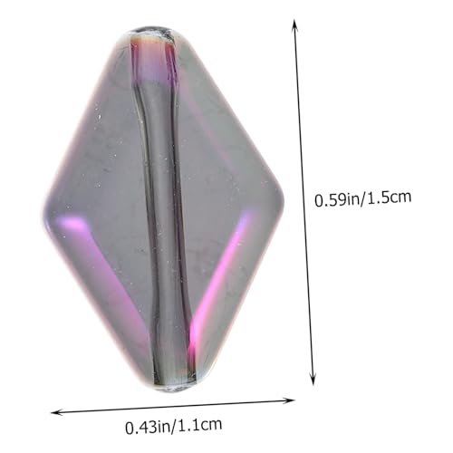 WRITWAA 200 Stück Glasperlen in Diamantform Mittleres Bunte DIY Schmuckperlen für Armbänder und Halsketten Handgefertigte Bastelperlen für Kreative Anhänger und Dekorationen WRITWAA 200 Stück Glasperlen in Diamantform Mittleres Bunte DIY Schmuckperlen für Armbänder und Halsketten Handgefertigte Bastelperlen für Kreative Anhänger und Dekorationen von WRITWAA