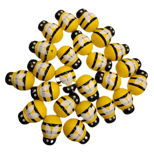 WRITWAA 24 Stück Teiliges Holz Bienen Ornamente Handgefertigt Langlebige DIY Dekoanhänger für Bastelprojekte Wand Tischdekoration Realistische Bienenfiguren für Wohn Gartenbereich WRITWAA 24 Stück Teiliges Holz Bienen Ornamente Handgefertigt Langlebige DIY Dekoanhänger für Bastelprojekte Wand Tischdekoration Realistische Bienenfiguren für Wohn Gartenbereich von WRITWAA