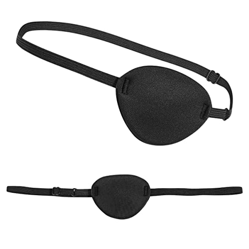WRITWAA 2St verstellbare Brille 3D einzelne Augenklappe Cosplay-Augenklappe eine Augenklappe halloween party free use schnapsgläser Junge Kleidung Kettensäge Piratenhut Kind Augenbinde von WRITWAA