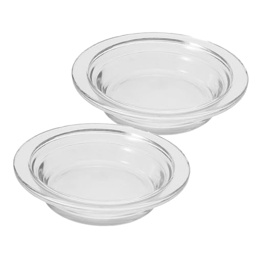 WRITWAA 2Stücke Wachswärmer Glasplatte Wiederverwendbare Aromatherapie Liner für Duftöle Transparentes Design für Wachsschmelzer und Duftlampe WRITWAA 2Stücke Wachswärmer Glasplatte Wiederverwendbare Aromatherapie Liner für Duftöle Transparentes Design für Wachsschmelzer und Duftlampe von WRITWAA
