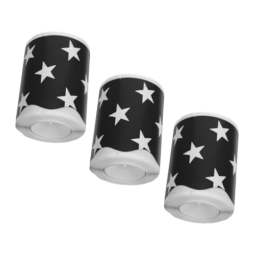 WRITWAA 3 Rollen Selbstklebende Pinnwand-bordüren mit Gezacktem Sternenmuster Langlebige Farbintensive Schul Bürodekoration für Tafeln und Bulletin Boards von WRITWAA