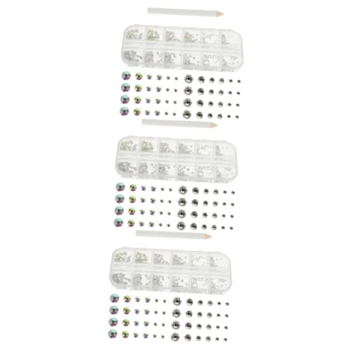 WRITWAA 3 Sätze Nagelbohrer Nailart-Strasssteine Nägel Nail Strass-Kit Wohnung Kunst nail decoration nail art set nailpen Make-up-Strasssteine für die Augen Flatback -Strasssteine Glas WRITWAA 3 Sätze Nagelbohrer Nailart-Strasssteine Nägel Nail Strass-Kit Wohnung Kunst nail decoration nail art set nailpen Make-up-Strasssteine für die Augen Flatback -Strasssteine Glas von WRITWAA