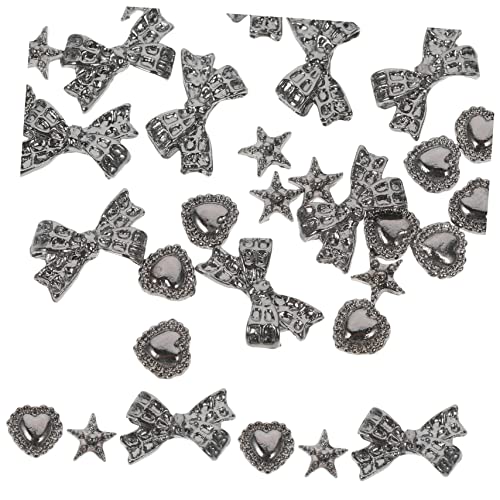 WRITWAA 3 Sätze Nagelzubehör Nail Decoration Nagelbeißer Stop Herstellung Nagel-kit Nägel Zubehör Vintage-deko Dekoration Für Das Handwerk Nagelkunstzubehör Legierung Silver 30 Stück * 3 WRITWAA 3 Sätze Nagelzubehör Nail Decoration Nagelbeißer Stop Herstellung Nagel-kit Nägel Zubehör Vintage-deko Dekoration Für Das Handwerk Nagelkunstzubehör Legierung Silver 30 Stück * 3 von WRITWAA