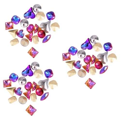 WRITWAA 3 Sätze Teiliges Selbstklebender Nail Art Dekorationen Nagelaufkleber Für Stilvolle Maniküre Und Nageldesigns Und Zufällige Auswahl 20 Stück * 3 WRITWAA 3 Sätze Teiliges Selbstklebender Nail Art Dekorationen Nagelaufkleber Für Stilvolle Maniküre Und Nageldesigns Und Zufällige Auswahl 20 Stück * 3 von WRITWAA