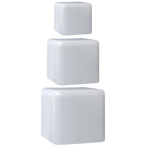 WRITWAA 3 Stück Teiliges DIY Silikonwürfel Gießform Flexible Epoxidharz Form für Würfel dekoration Einfache Reinigung für Heim Partyschmuck von WRITWAA