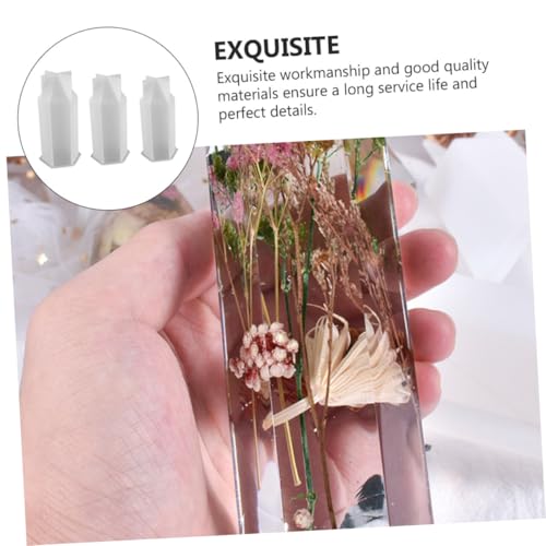 WRITWAA 3 Stück Teiliges Silikon epoxidharz formenset für DIY Kerzenherstellung Kreative Sechseckige Tropfen Wiederverwendbar Leicht zu Reinigen für Individuelle Wohn Geschenkdekorationen von WRITWAA