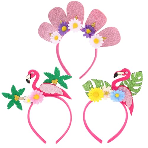 WRITWAA 3-teiliges Flamingo-Stirnband: Hawaiianische Flamingo-Stirnbänder für Kinder – tropische Party-Dekorationen, Hawaii-Party-Zubehör, Kopfbedeckungen für Mädchen, Sommer-Luau-Zubehör WRITWAA 3-teiliges Flamingo-Stirnband: Hawaiianische Flamingo-Stirnbänder für Kinder – tropische Party-Dekorationen, Hawaii-Party-Zubehör, Kopfbedeckungen für Mädchen, Sommer-Luau-Zubehör von WRITWAA